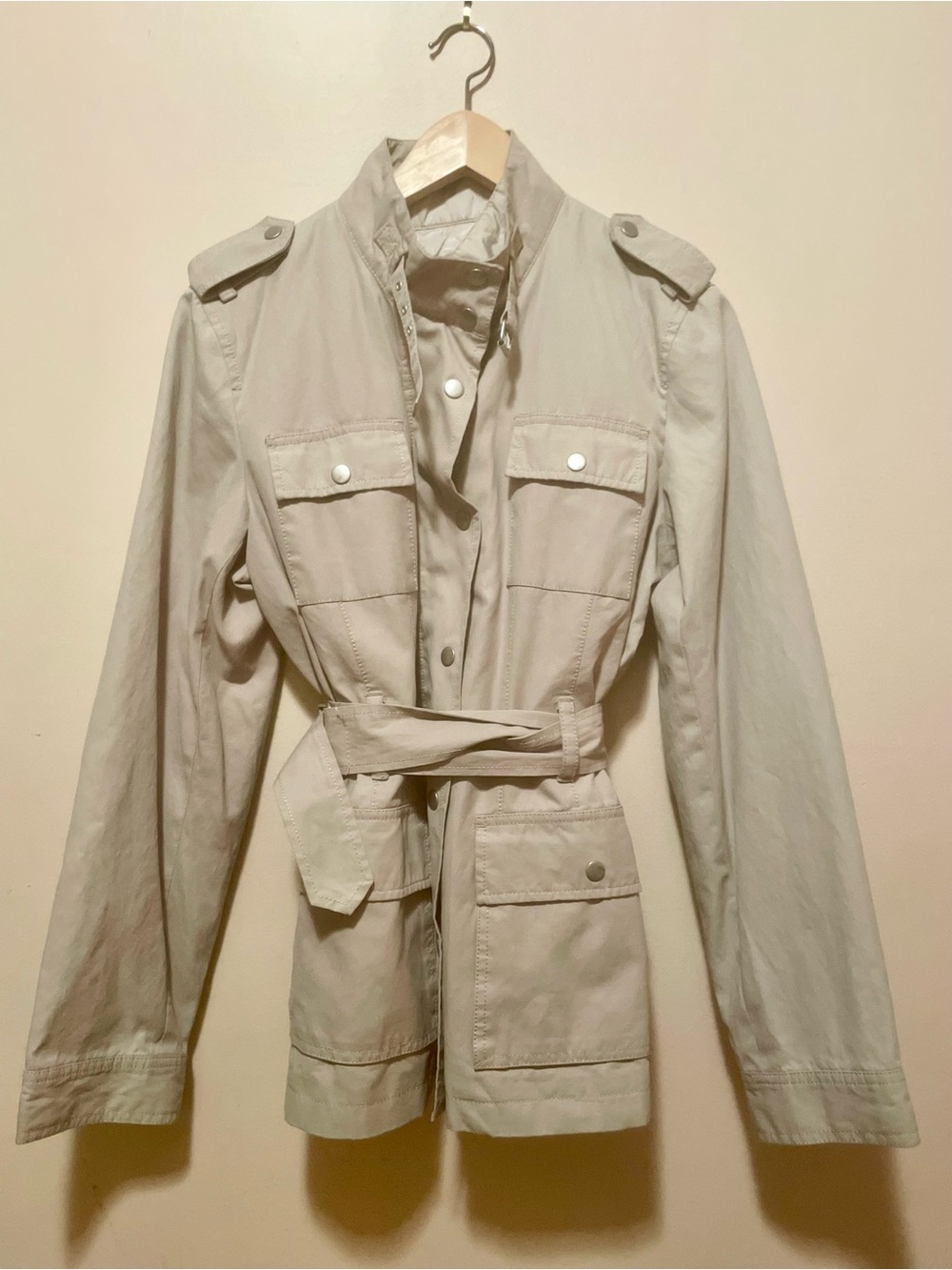 VINTAGE Banana Republic 2-in-1 Utility Jacket Removable Quilted Vest Liner Large